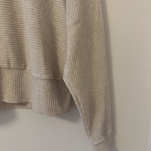 prAna Women's Escambia Pullover in Au Lait Heather | Size Small - Picture 3 of 13